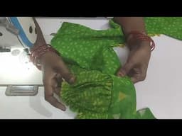 Puff Hands Stitching For Beginners-పఫ్ హాండ్స్ ఇలా కుడితే సర్రిగా సరిపోతుంది