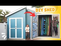 I Built a STUNNING Shed in Just One Weekend