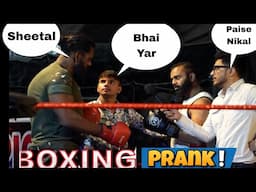 BOXING Match Prank IN Real WWE Ring  | ANS Entertainment | Pranks in INDIA 2024