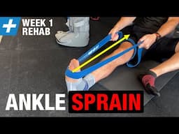 Ankle Sprain Rehab: What My Week 1 Looks Like