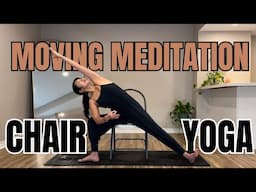 22 Mins Chair Yoga for Moving Meditation: A Full Body, Mind, and Spirit Connection Flow