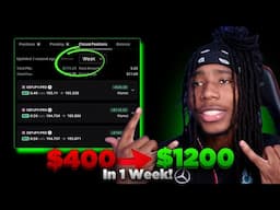 How I Flipped $490 to $1221 in 1 Week! (Live Documentary)