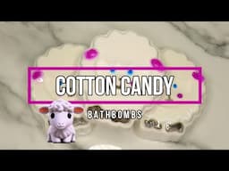 Cotton Candy Bath bombs - Painted Bath Bombs