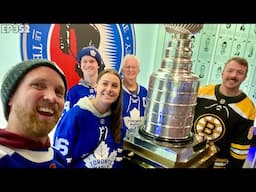 Australians Experiencing Canadian Hockey | The Canadian Hockey Experience with Justin & Amy)