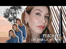 Day-to-Night Peach Eye Makeup | Live From L.A., It’s Nikki | Episode 33 | Bobbi Brown Cosmetics