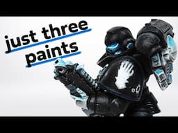 Can I paint an Iron Hand with just three paints? | Random Astartes #8