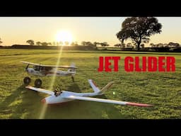 Retractable EDF Jet Glider FPV Headtracking