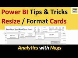 How to format Multiple Cards or Visuals Quickly in Power BI | Power BI Tips and Tricks