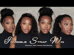 PRE-EVERYTHING Invisi- Strap Glueless 360 Wig Install I 1 wig 3 hairstyles | FT. Cynosure Hair