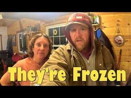 Arctic Blast Chaos: Huge Problem at the Off-Grid Cabin in -18 Temps