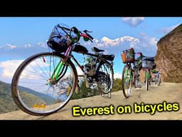 ✅Traveling to Nepal on petrol BICYCLES!!! To the Himalayas on homemade mopeds ⚡️☠️😱