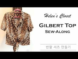 Sewing 'Gilbert Top' by Helen's Closet