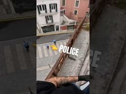 Getting stopped by the Police after climbing Building for Graffiti