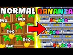 *NEW* I played the FORGOTTEN game mode... $5,000,000 in BANANZA LATEGAME! (Bloons TD Battles)