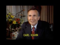 Carl Icahn's First Ever Interview | 1985