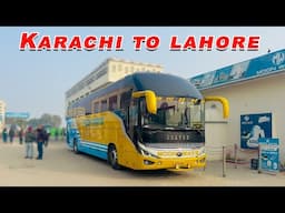 Karachi to Lahore Moonways Faisal Movers Business Class Bus Review | PK BUSES