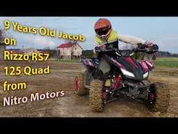 Jacob riding Rizzo RS7 125cc quad from Nitro Motors