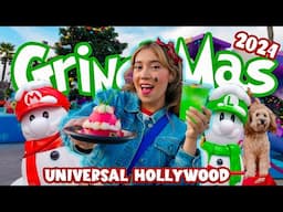 GrinchMas Is Back At Universal Studios Hollywood NEW Super Mario Brothers Snowman Are Here!