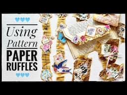 How To Use Pattern Tissue Paper Ruffles - Tutorial