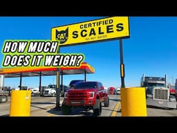 Weighing My Lifted Truck! How Heavy Is It After Adding A Lift Kit?