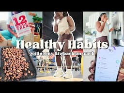 LIFE RESET! ✨ getting my life together, 75 medium, meal prep, gym workout, healthy habits