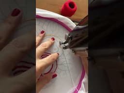 Cutwork embroidery on a sewing machine