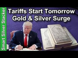 Tariffs CONFIRMED - Gold Breaks $2800 - Trump Threatens BRICS - Silver Supply Squeeze