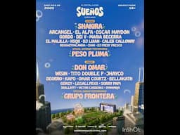 🚨SUEÑOS MUSIC FESTIVAL 2025 OFFICIAL LINE UP✨️SHAKIRA ✨️PESO PLUMA ✨️DON OMAR ✨️GRUPO FRONTERA