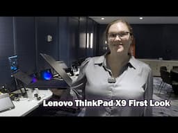 First Look: Lenovo ThinkPad X9 14" Laptop With Lunar Lake @ CES 2025