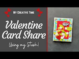 Cute Valentine's Card Share w/ My Creative Time | #mycreativetime