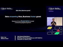 Flink Forward Jakarta 2024: Building a Streaming Lakehouse with Realtime Compute for Apache Flink