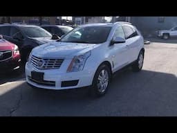 Pre Owned 2015 Cadillac SRX AWD Luxury B12763 Heated Seats Sunroof White Oshawa ON Stock #B12763