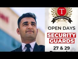 Fresher security guard || transguard is hiring || no sira & psbd requirements || security guard jobs