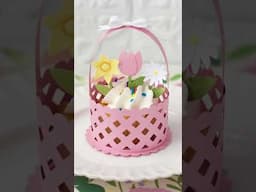 Flower Cupcake Basket Assembly Process