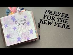 Prayer for 2025 | Illustrating Bible Journaling Process | Creative Faith & Co.