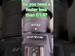 Do you need a faster lens? #nikon #nikonphotography