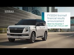 Live: Nissan FY2024 first-half financial results announcement