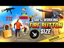 Powerfull Fire Button Size For Headshot 😱 || Best Fire Button Size 2025 || Headshot Setting