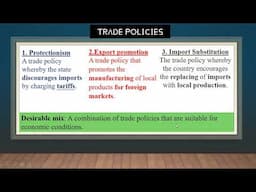 Gr12 Economics(P1): Trade and competition