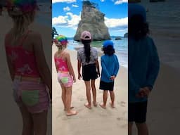 Hiking the Cathedral Cove coastal beach track with kids | Outdoor Activities for Kids #kidsshorts