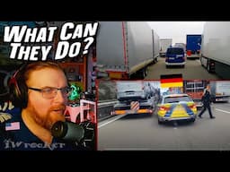 American Reacts to Germany Emergency Response During SEVERE Traffic Jam