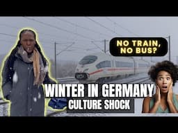 My First Snowfall Experience In Germany , Winter Struggles living in Germany