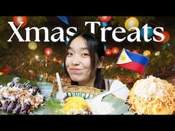 Korean Tries Filipino Christmas Desserts in Bulacan!🇵🇭 (SIMBANG GABI)