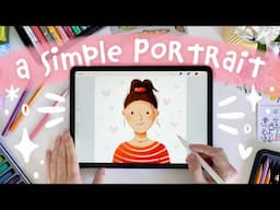 How To Draw a Portrait Step-by-Step in Procreate