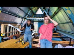 WE HAVE TO TEAR IT DOWN AND DO IT AGAIN | Couple Builds an A frame House