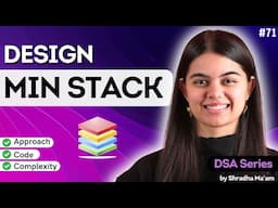 Design a Min Stack | Optimal Solution & Code