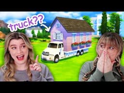 can we build on a truck in the sims 4?