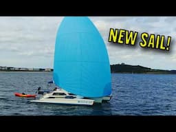 Sailing with a Spinnaker for the FIRST TIME! | Ep.152