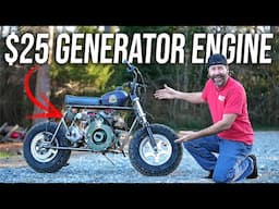 We Built a Twin Cylinder 4 Speed Mini Bike out of Junkyard Parts