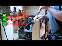 Sharpening Chisels with a Harbor Freight 1x30 Belt Sander